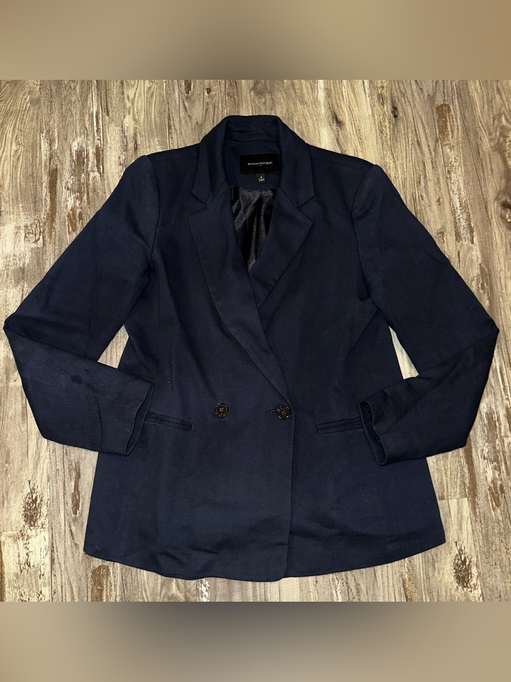Banana Republic 'Preppy Navy' 'Cotton Blazer'-8